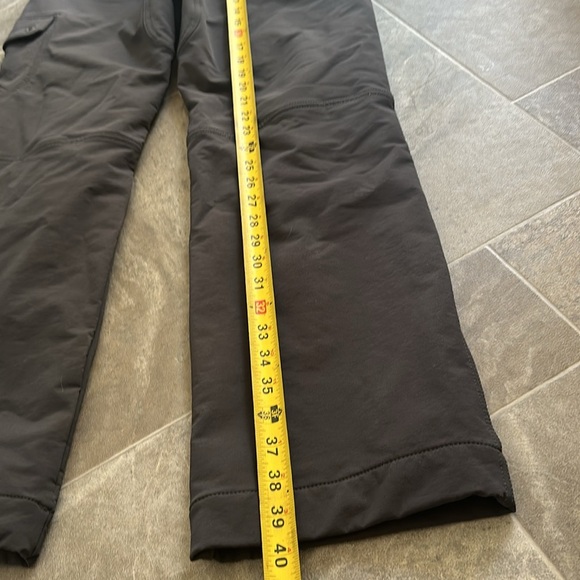 MEC Mountain equipment, fleece lined cargo pants, size 14 kids or Sm ladies grey - Picture 9 of 14